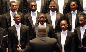 MOREHOUSE COLLEGE GLEE CLUB COVERS WALK HUMBLY, SON